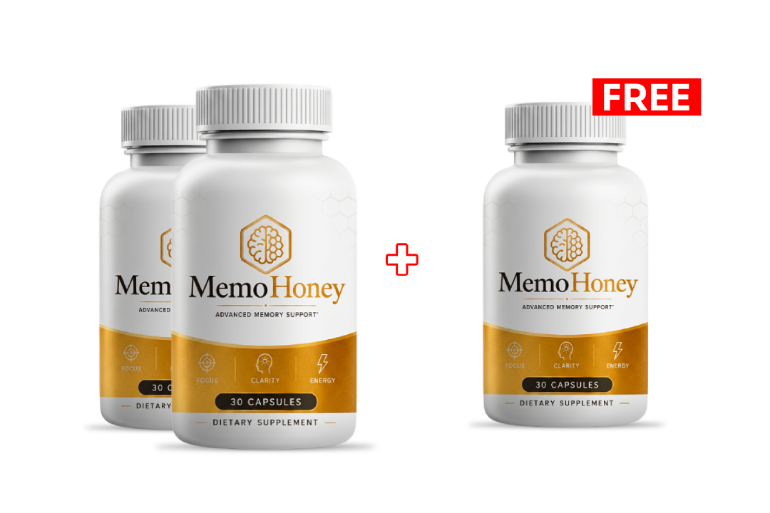 MemoHoney 2 bottles plus 1 free