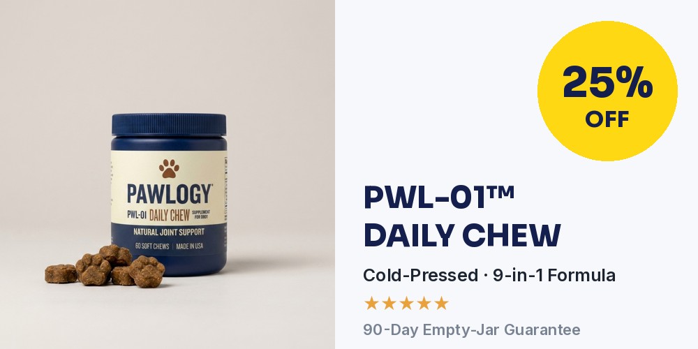PWL-01 Daily Chew 25 percent off