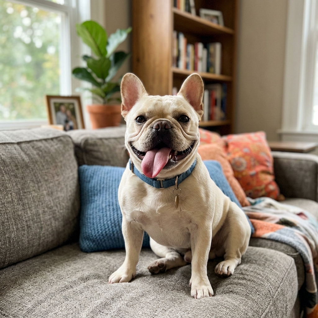 Biscuit the french bulldog